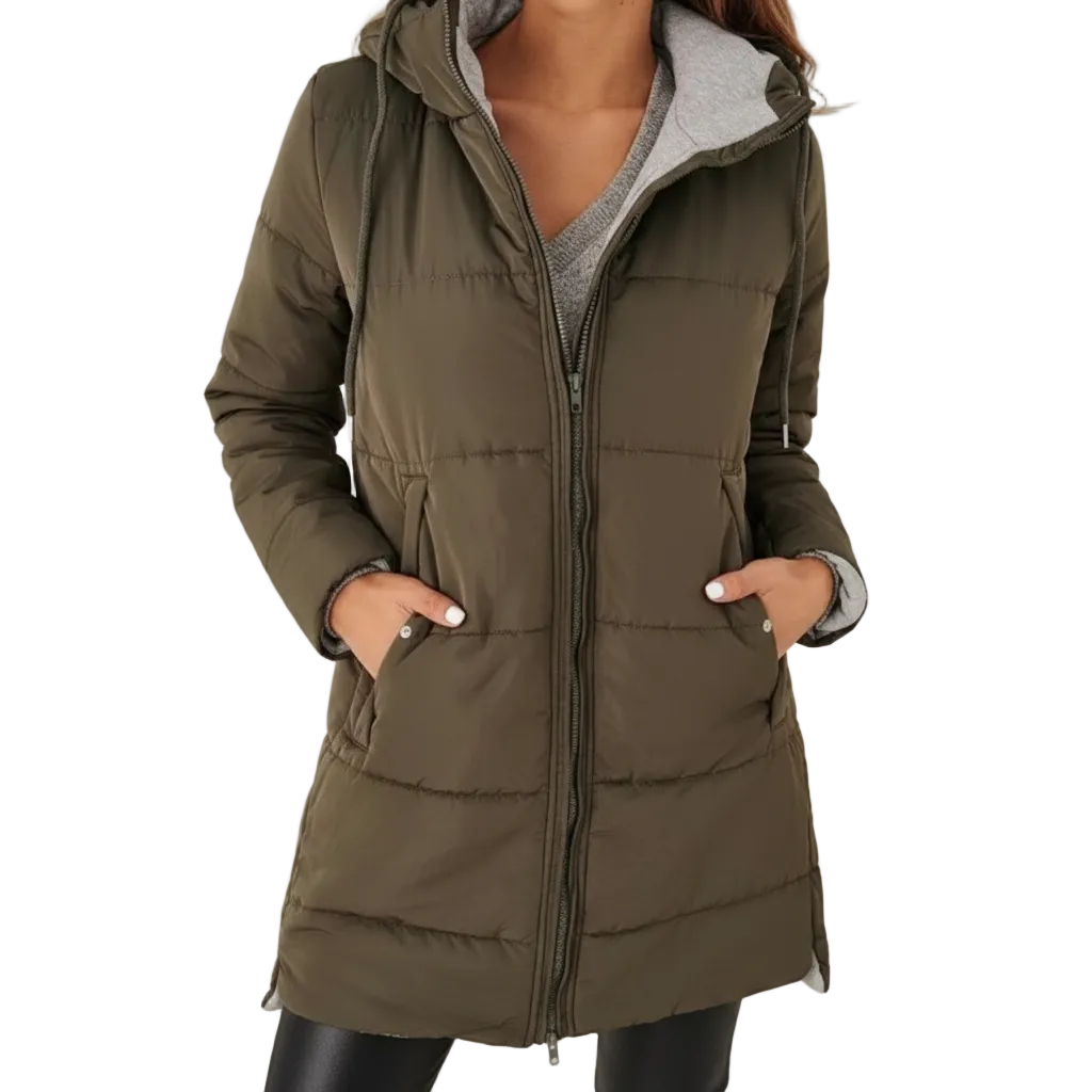 YILA™ - Casual Hooded Puffer Down Jacket