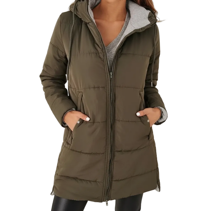 YILA™ - Casual Hooded Puffer Down Jacket