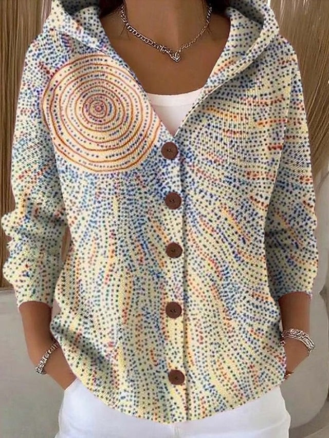 Shaharit - Elegant Cozy Cardigan With Button