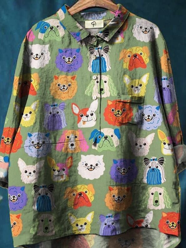 ADDIE™ - Dog Art Shirt - Beaumonts Closet Toronto