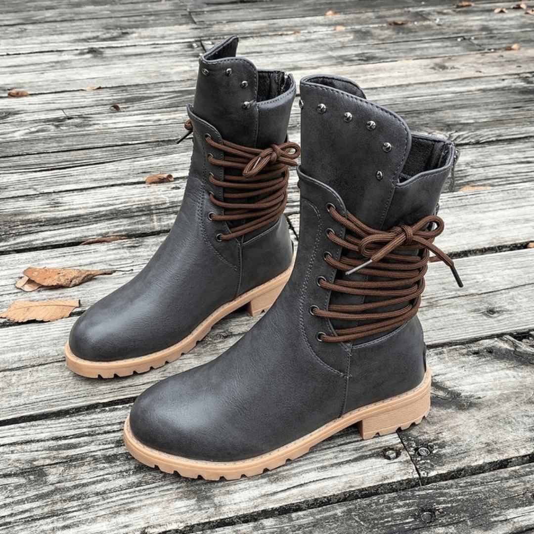 AINSLEY™ - Trendy All - Match Comfortable Walking Boots - Beaumonts Closet Toronto