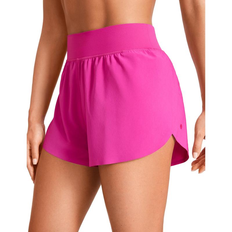 ALABI™ – Comfy High - Waist Split Hem Shorts - Beaumonts Closet Toronto