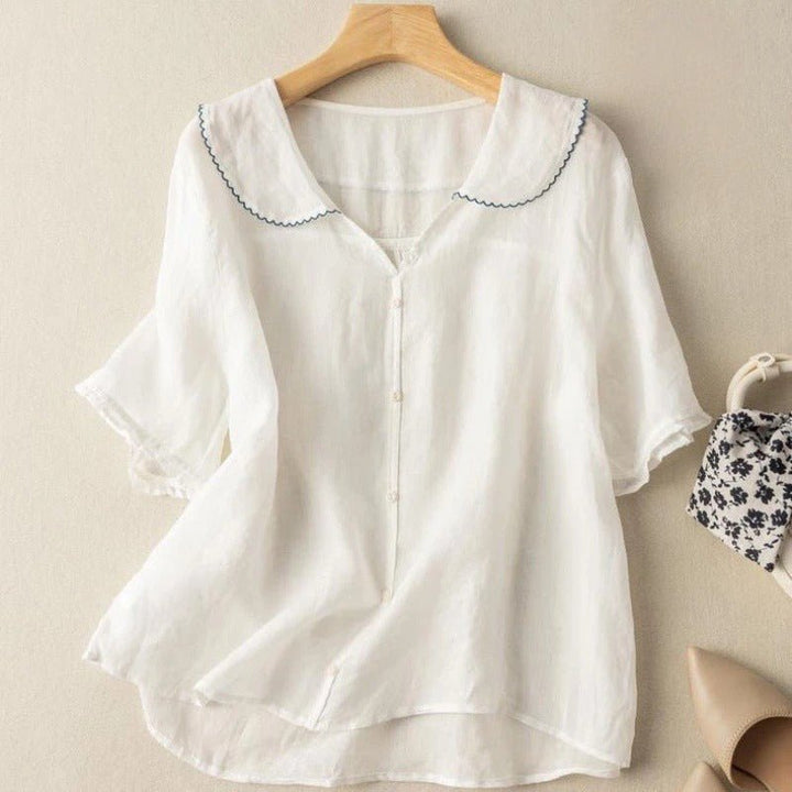 ALEAIA™ - Elegant Blouse - Beaumonts Closet Toronto