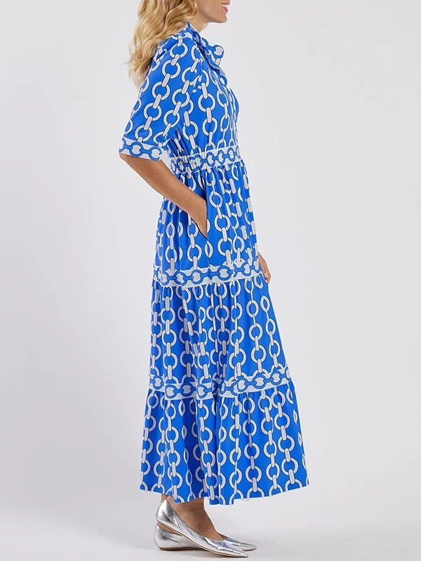 ALYANA™ - Chain Link Midi Dress - Beaumonts Closet Toronto