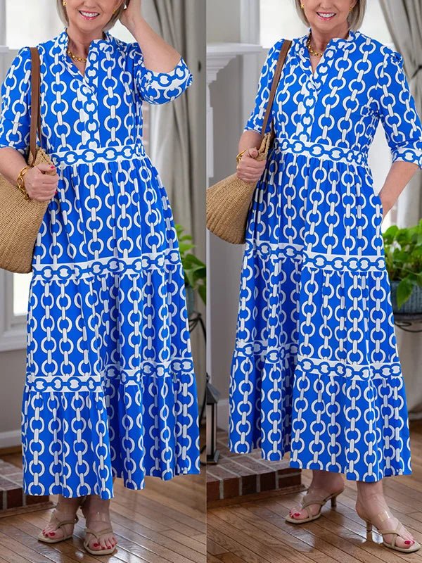 ALYANA™ - Chain Link Midi Dress - Beaumonts Closet Toronto
