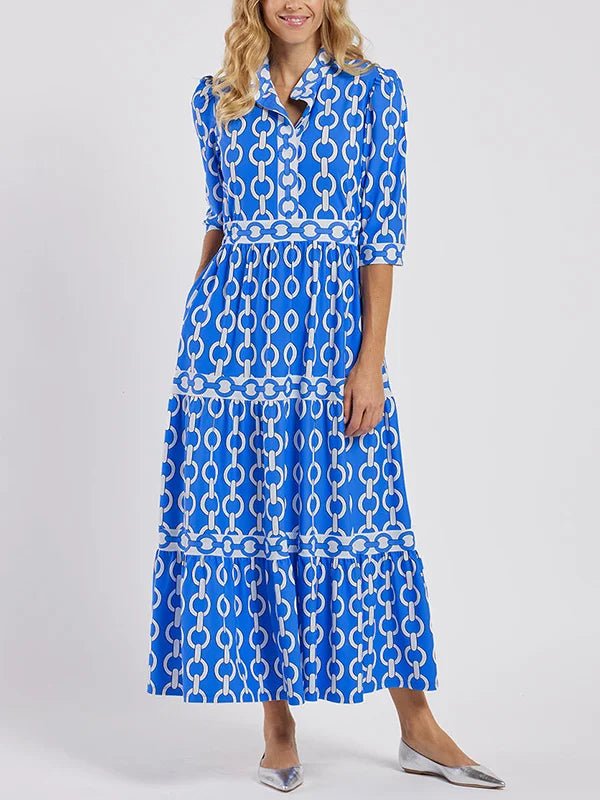 ALYANA™ - Chain Link Midi Dress - Beaumonts Closet Toronto