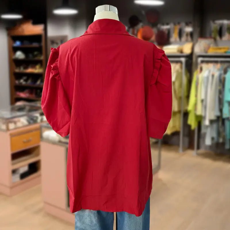 AMARIS™ - Sophisticated Button - Up Vintage Blouse - Beaumonts Closet Toronto
