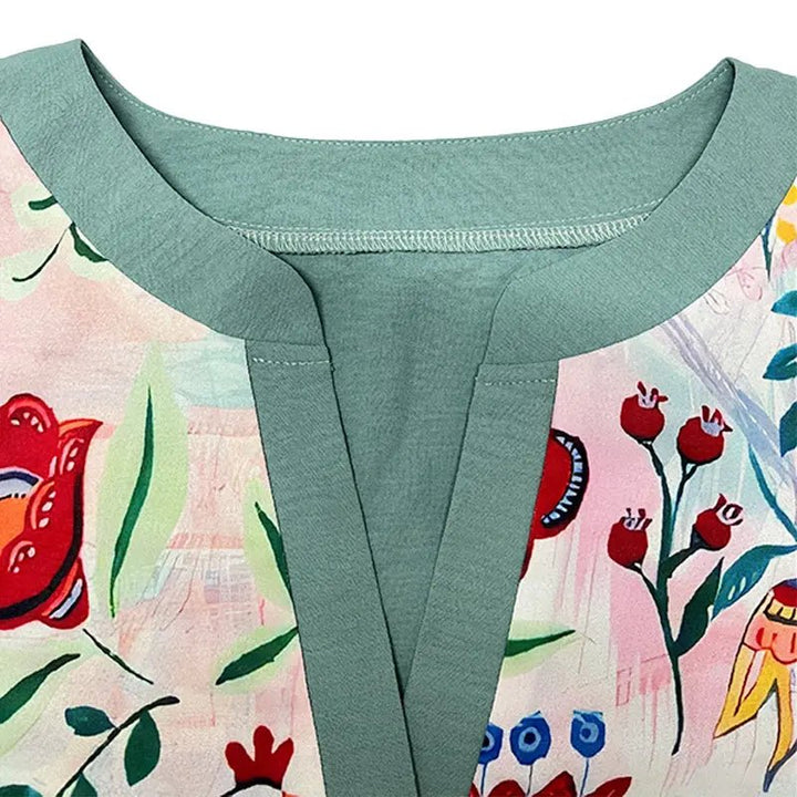 AMARRI™ - Classy Mixed Floral Vintage Blouse - Beaumonts Closet Toronto