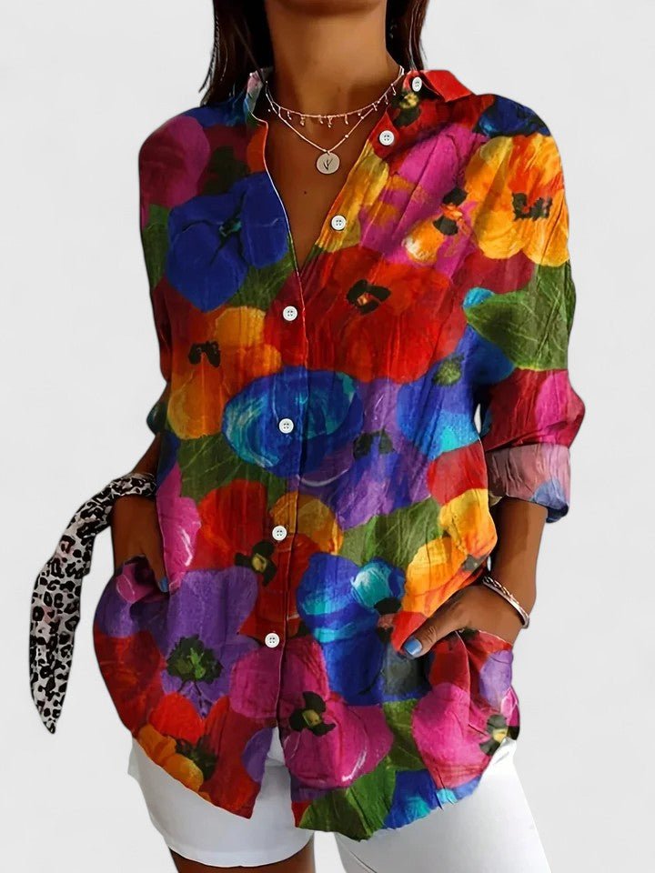 Anica | Sophisticated Blouse - Beaumonts Closet Toronto
