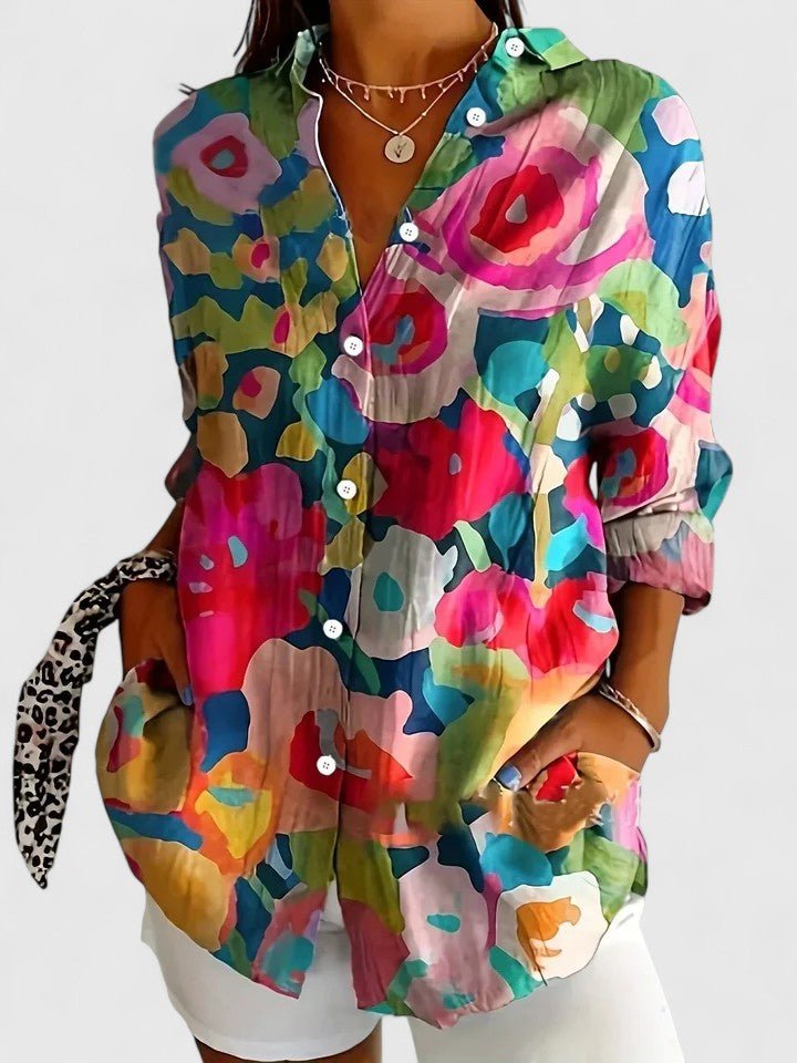 Anica | Sophisticated Blouse - Beaumonts Closet Toronto