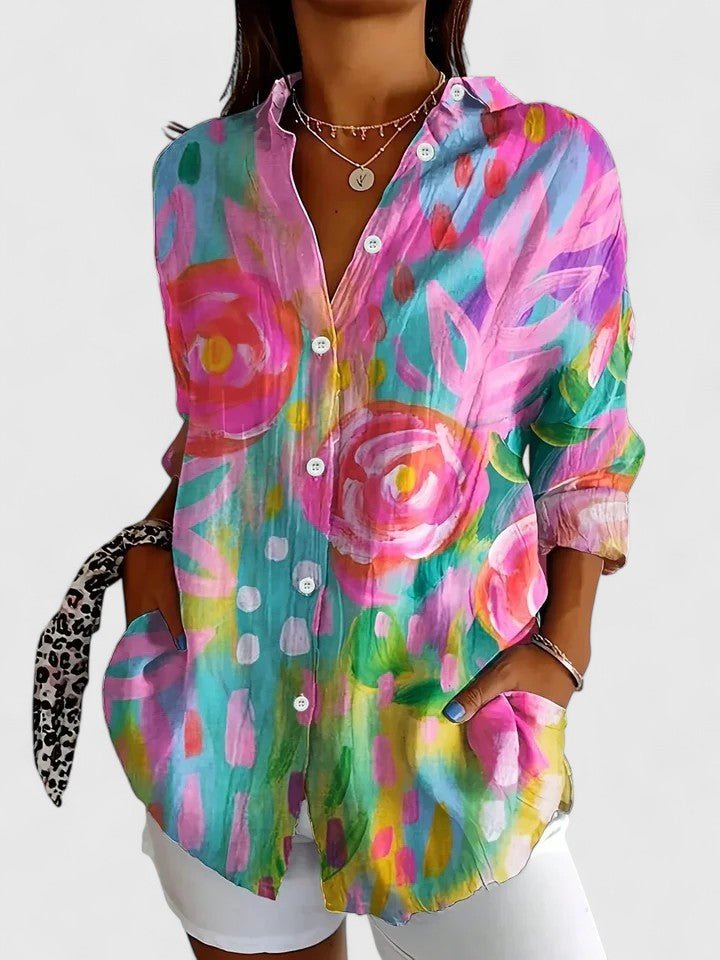 Anica | Sophisticated Blouse - Beaumonts Closet Toronto