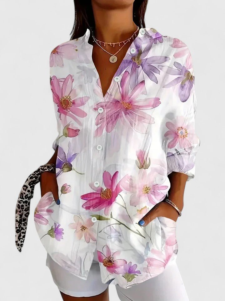 Anica | Sophisticated Blouse - Beaumonts Closet Toronto
