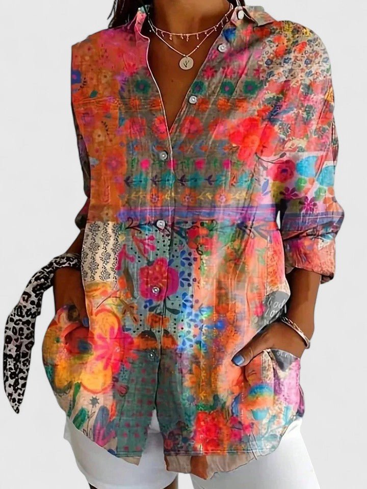 Anica | Sophisticated Blouse - Beaumonts Closet Toronto