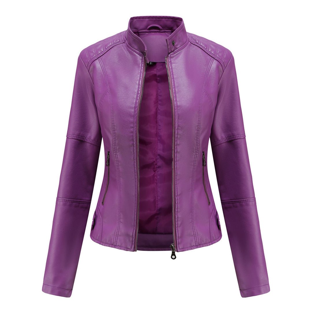 BEATRICE™ - Sleek Zip - Up Jacket - Beaumonts Closet Toronto