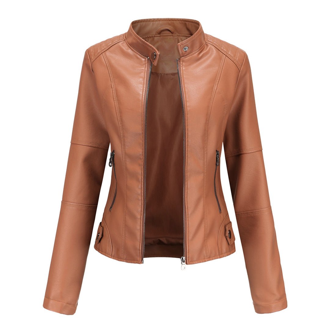 BEATRICE™ - Sleek Zip - Up Jacket - Beaumonts Closet Toronto