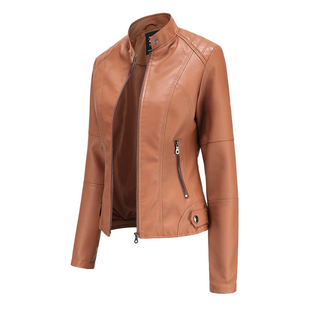 BEATRICE™ - Sleek Zip - Up Jacket - Beaumonts Closet Toronto