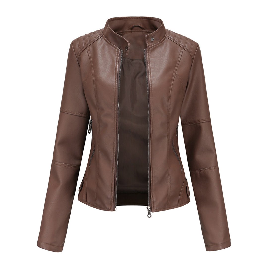 BEATRICE™ - Sleek Zip - Up Jacket - Beaumonts Closet Toronto