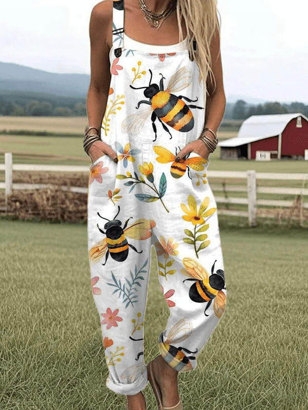 Bee Blossom Jumpsuit - Beaumonts Closet Toronto