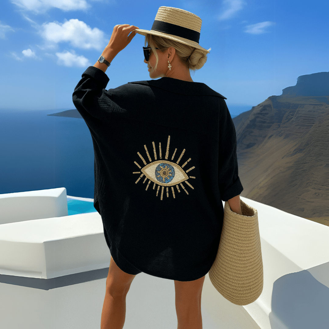 BLESSIE™ - Casual Ibiza Blouse - Beaumonts Closet Toronto