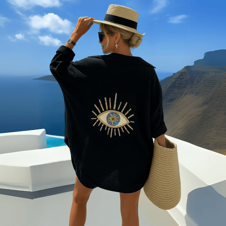 BLESSIE™ - Casual Ibiza Blouse - Beaumonts Closet Toronto
