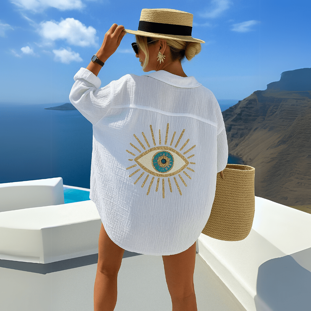 BLESSIE™ - Casual Ibiza Blouse - Beaumonts Closet Toronto