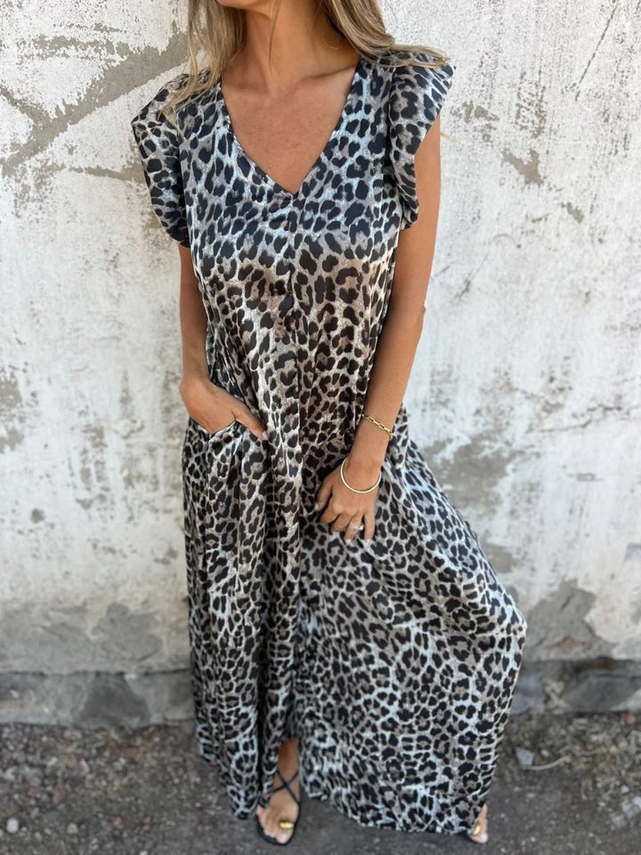 CASSANDRA™ - Trendy V - Neck Jumpsuit - Beaumonts Closet Toronto