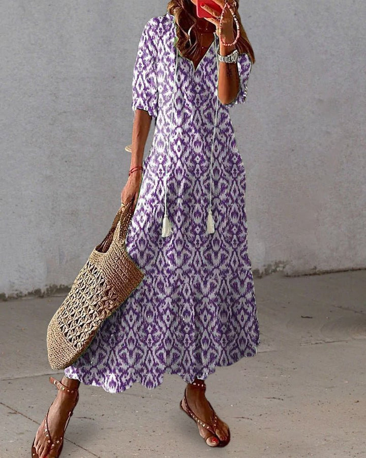 CASSIA™ - Boho Tummy Coverage Dress - Beaumonts Closet Toronto