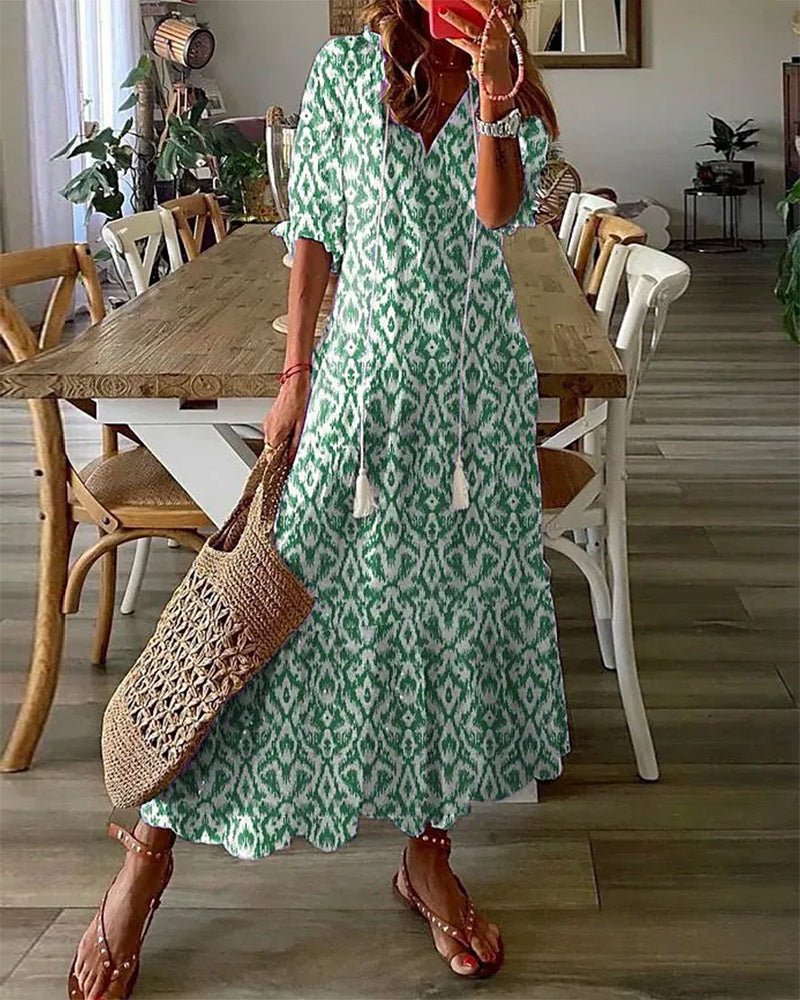 CASSIA™ - Boho Tummy Coverage Dress - Beaumonts Closet Toronto
