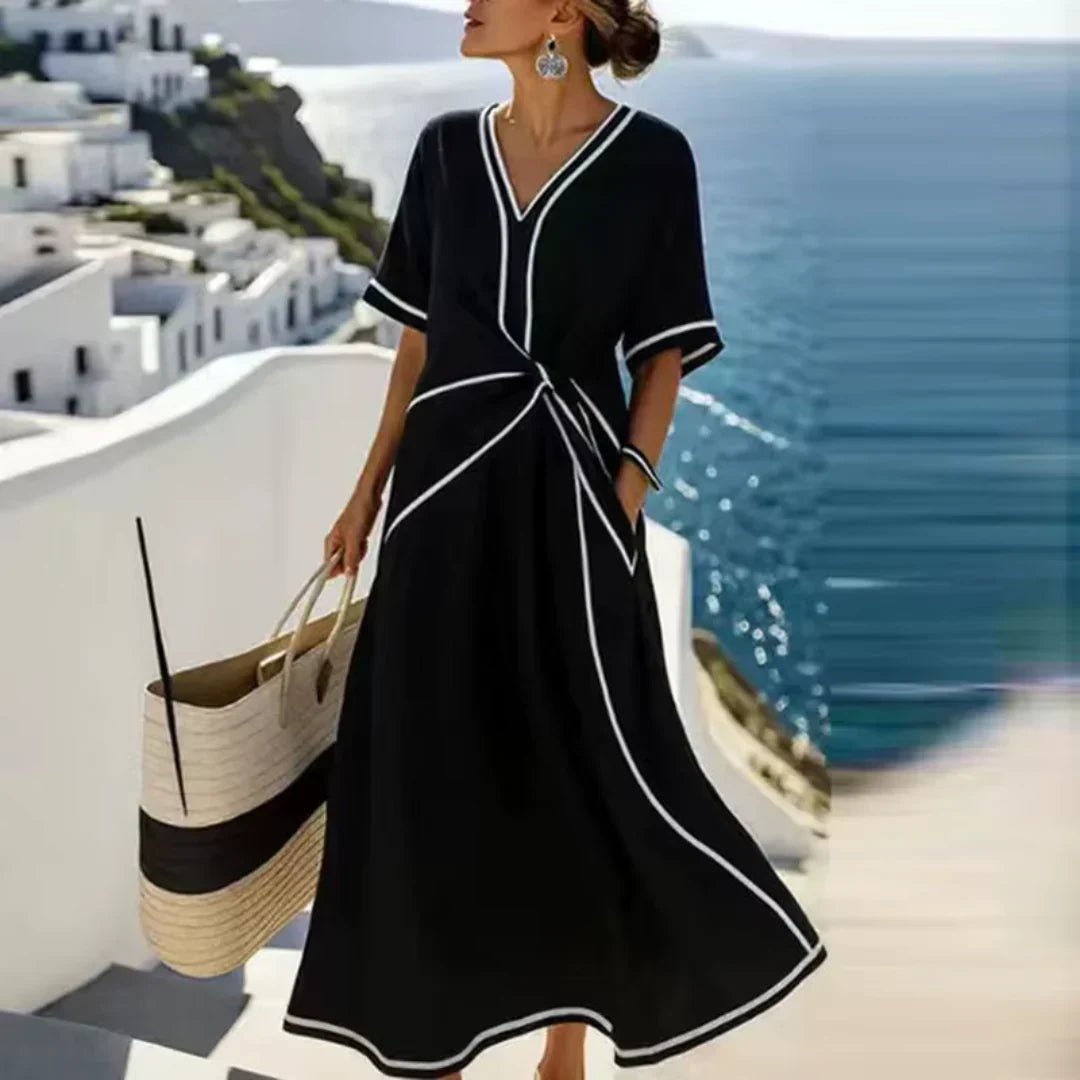 Celia ™ Elegant Flattering Dress - Beaumonts Closet Toronto