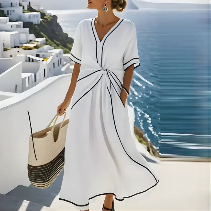 Celia ™ Elegant Flattering Dress - Beaumonts Closet Toronto