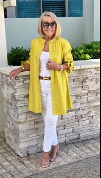 CÉLINA™ - Classy Long Shirt Jacket - Beaumonts Closet Toronto