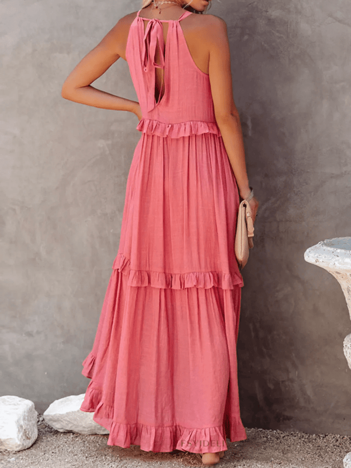 CHERRY™ - Flow & Flutter Maxi Dress - Beaumonts Closet Toronto