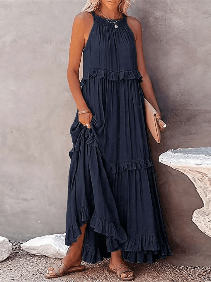 CHERRY™ - Flow & Flutter Maxi Dress - Beaumonts Closet Toronto