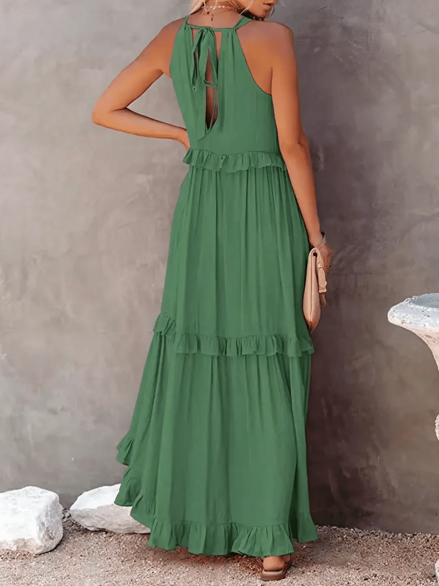 CHERRY™ - Flow & Flutter Maxi Dress - Beaumonts Closet Toronto