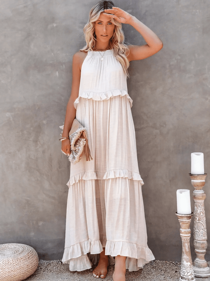 CHERRY™ - Flow & Flutter Maxi Dress - Beaumonts Closet Toronto