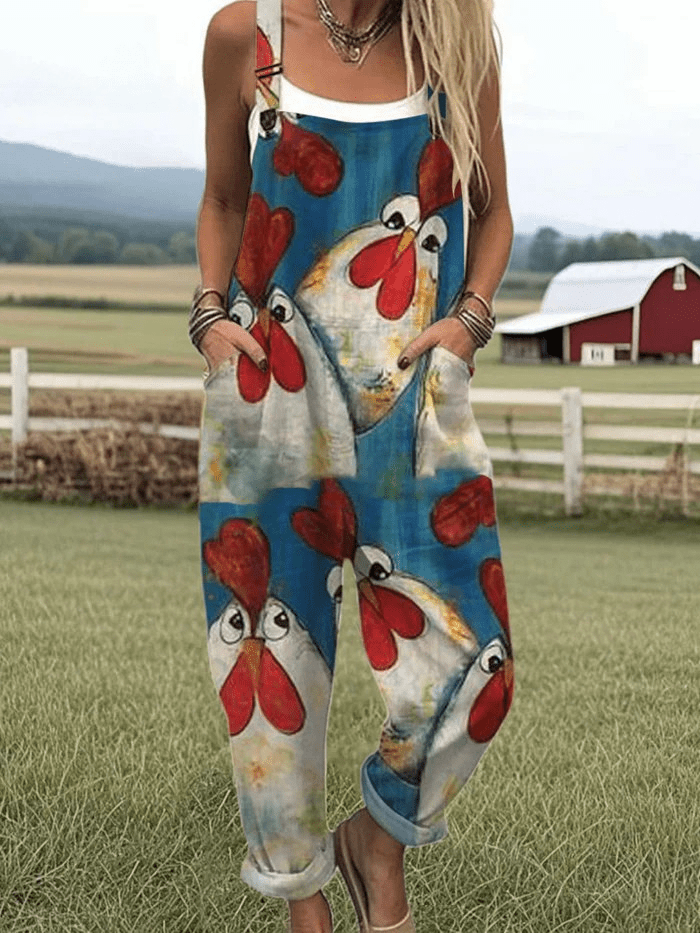 Cluckin’ Cute Jumpsuit - Beaumonts Closet Toronto