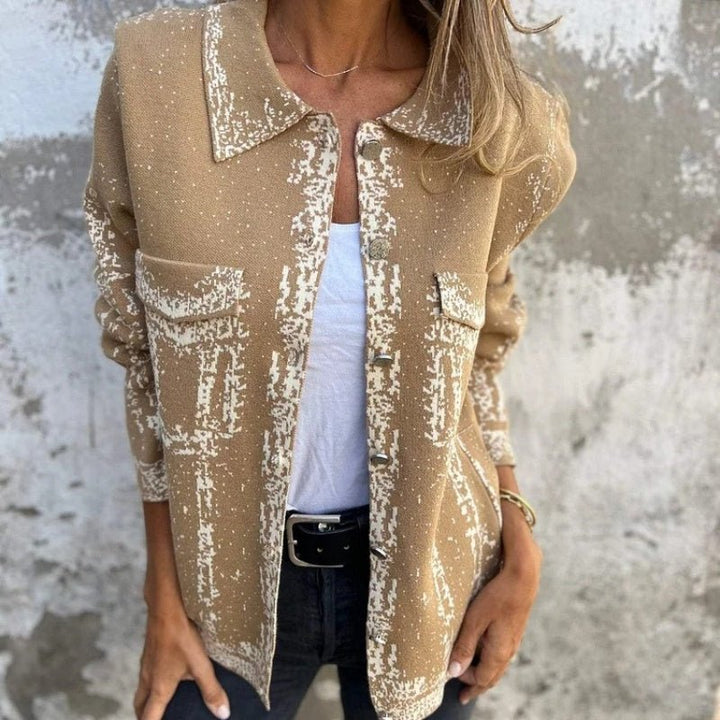 COLETTE™ - Trendy Long Sleeve Jacket - Beaumonts Closet Toronto