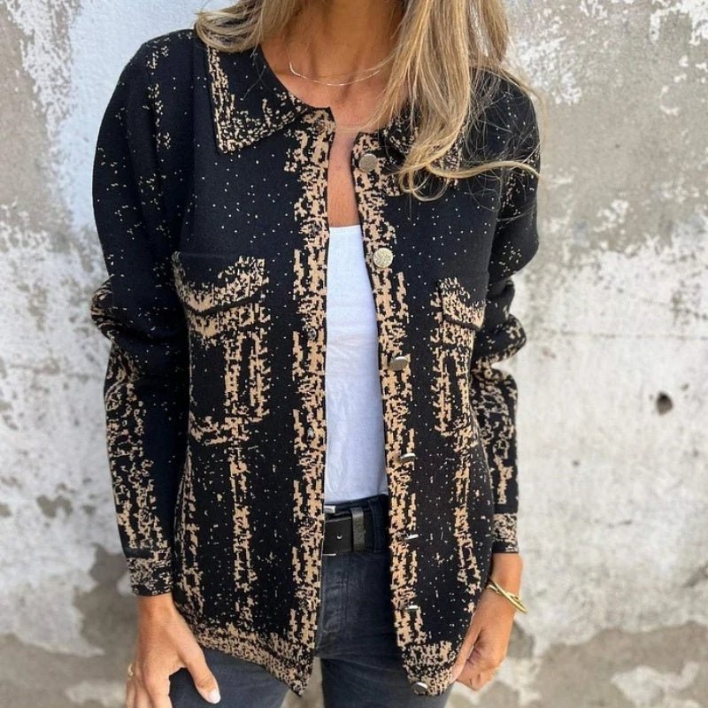 COLETTE™ - Trendy Long Sleeve Jacket - Beaumonts Closet Toronto