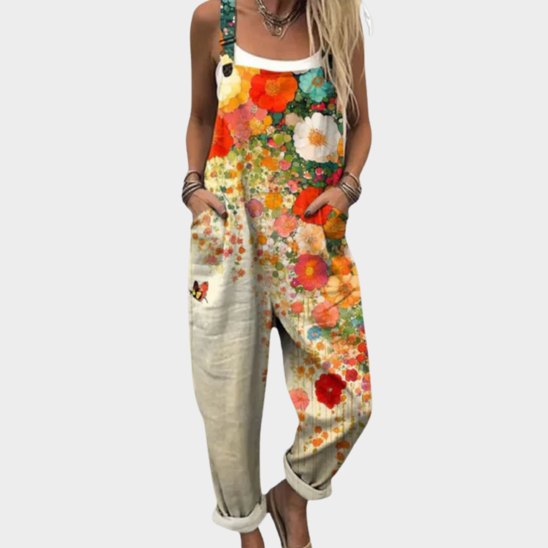 Comfortable Printed Overall - Beaumonts Closet Toronto