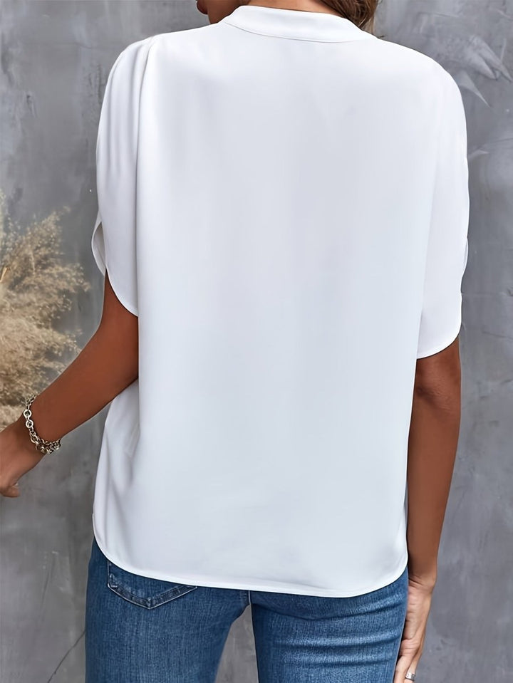 DELANEY™ - Elegant Modern Blouse - Beaumonts Closet Toronto