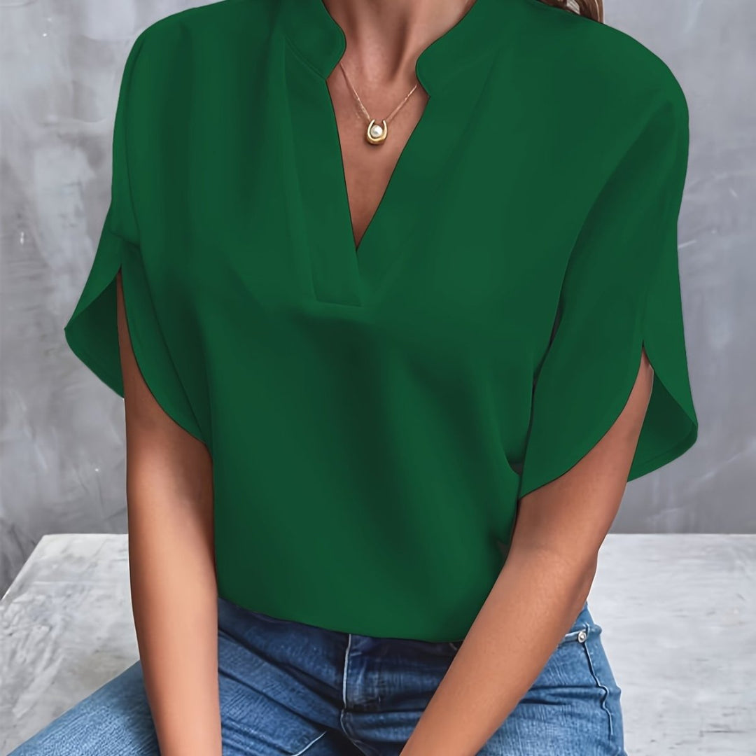 DELANEY™ - Elegant Modern Blouse - Beaumonts Closet Toronto