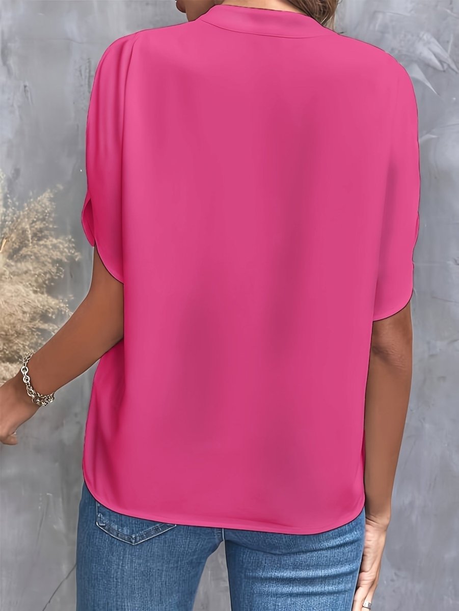 DELANEY™ - Elegant Modern Blouse - Beaumonts Closet Toronto