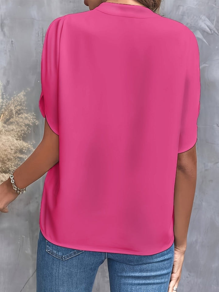 DELANEY™ - Elegant Modern Blouse - Beaumonts Closet Toronto