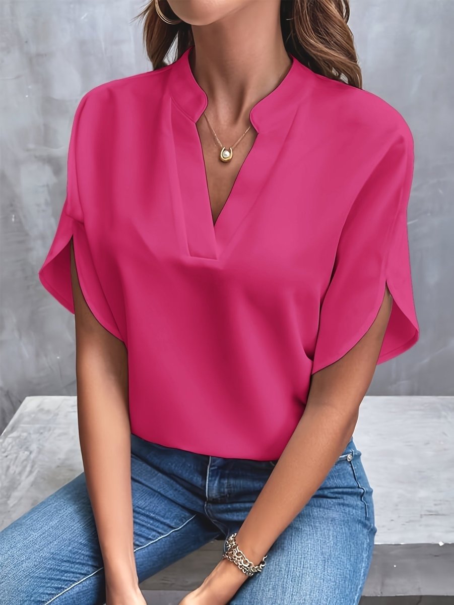 DELANEY™ - Elegant Modern Blouse - Beaumonts Closet Toronto