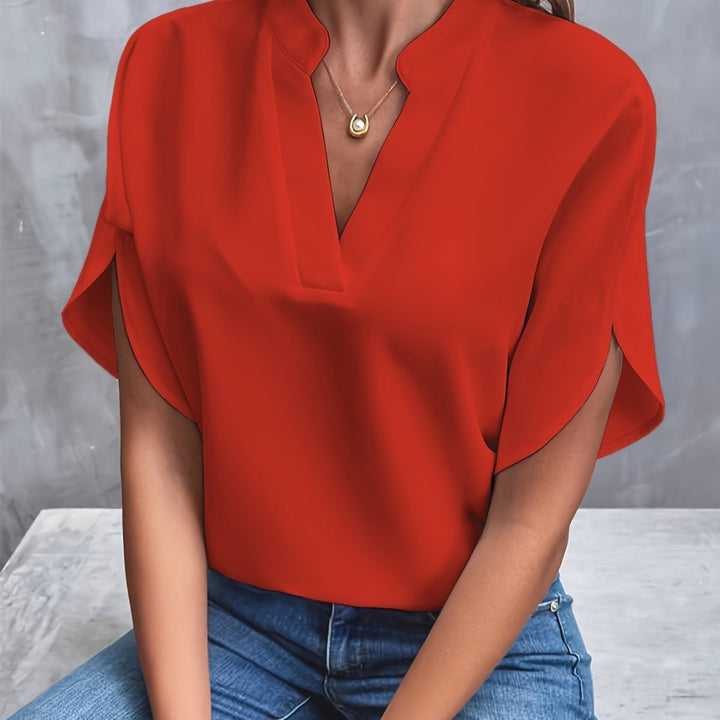 DELANEY™ - Elegant Modern Blouse - Beaumonts Closet Toronto