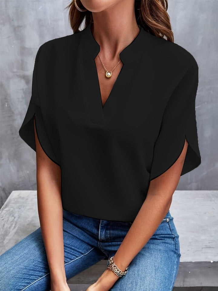 DELANEY™ - Elegant Modern Blouse - Beaumonts Closet Toronto
