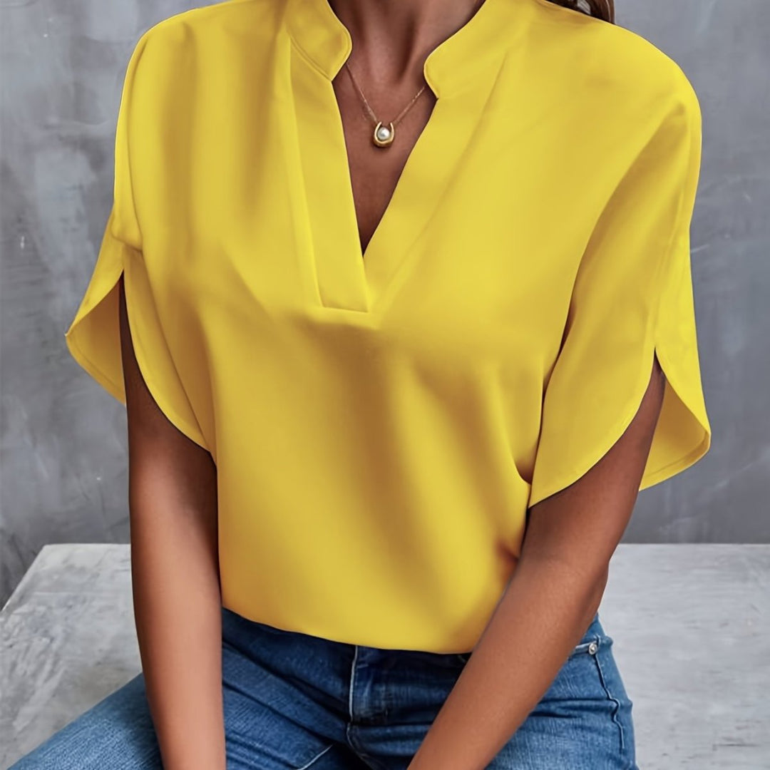 DELANEY™ - Elegant Modern Blouse - Beaumonts Closet Toronto