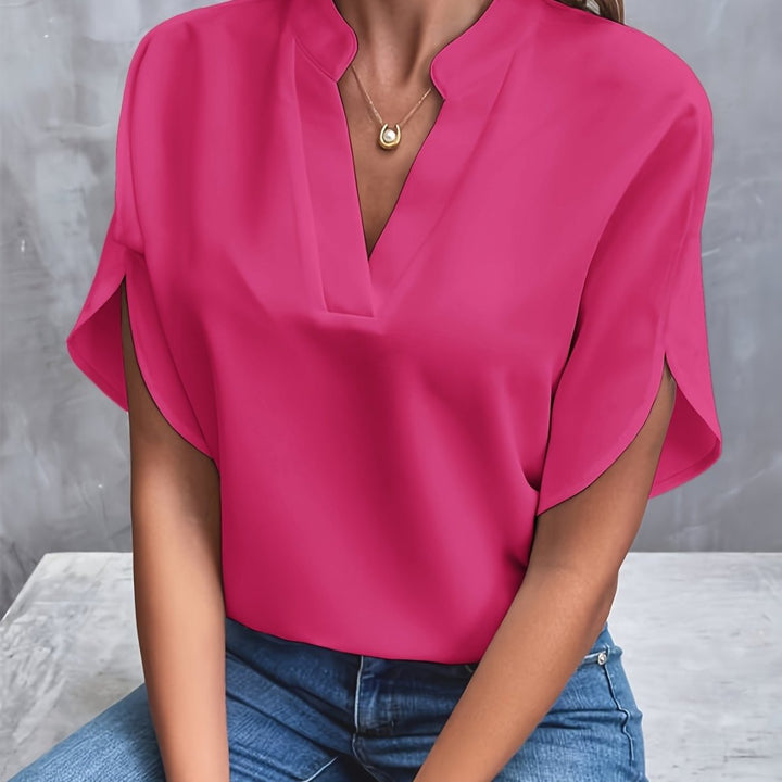 DELANEY™ - Elegant Modern Blouse - Beaumonts Closet Toronto