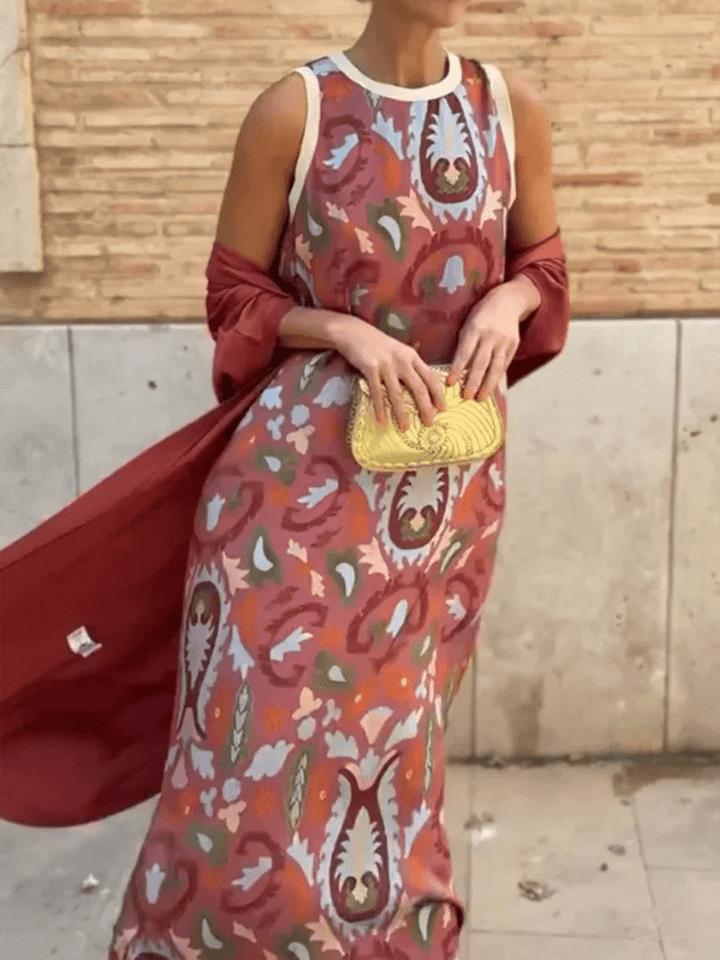 Dely - Boho Chic Two - Piece Dress - Beaumonts Closet Toronto