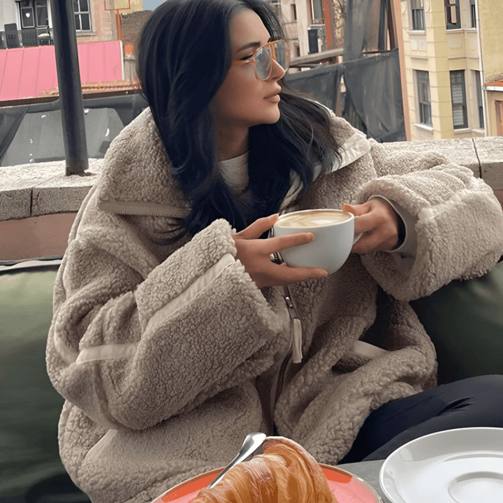 DORA™ | Soft Teddy Jacket - Beaumonts Closet Toronto